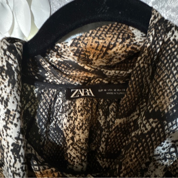 Zara Snake skin print blouse - Picture 8 of 11